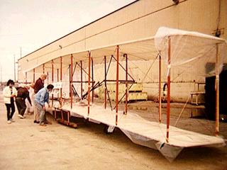 Loading Our Wright Flyer