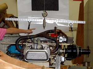 The engine, hanging level